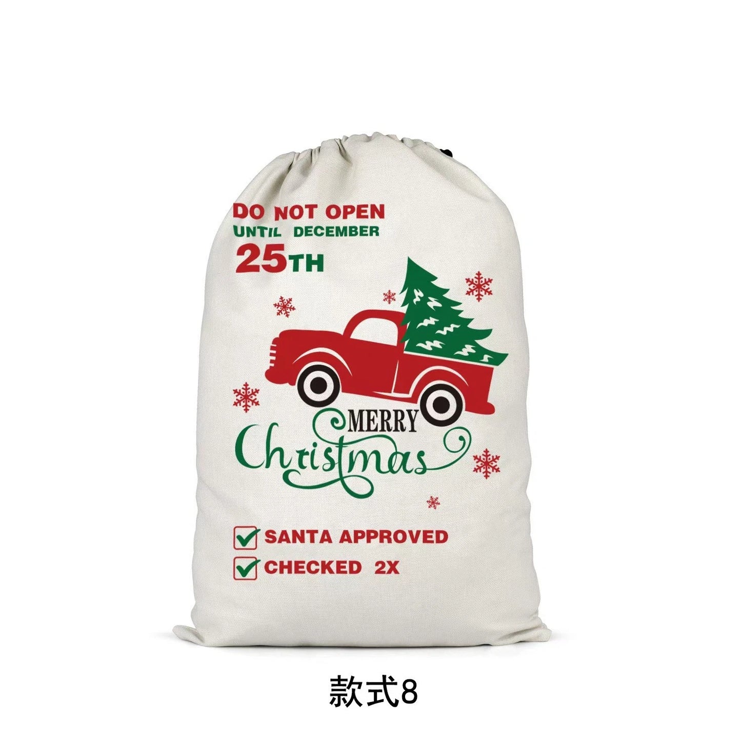 Christmas Santa Claus Bag Gift Gift Bag 19.5inx27.5in Large Scall Christmas Bag