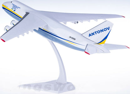 1:200 35CM Antonov AN-124 Ruslan Airfreighter ABS Plastic Transport Plane Model
