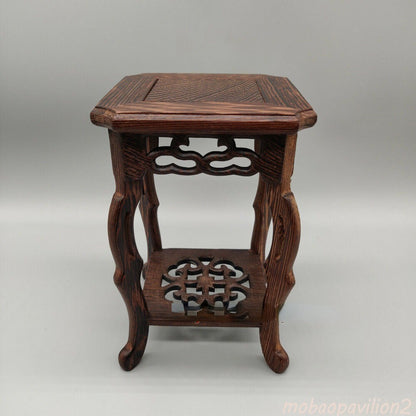 5.75'' New Wooden Practical Decor Small Square Semi Cascade Bonsai Display Base
