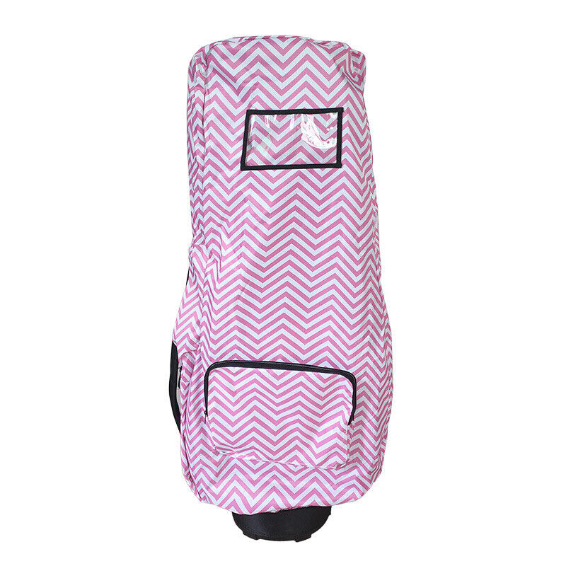 Golf Bag Rain Cover Foldable Golf Pole Bag Full Protector with Pocketor Canvas
