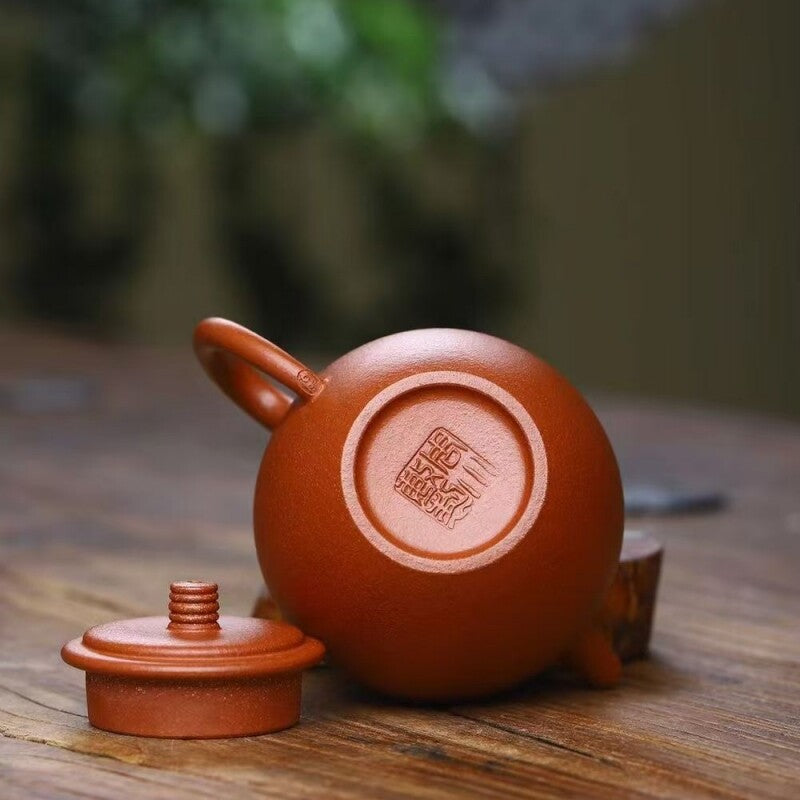 Chinese Kungfu Tea Pot Marked Real Yixing Zisha Jiangpo Clay 120ml Handmade Pot