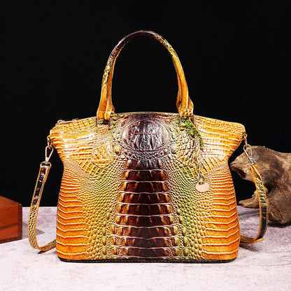Womens Patent Leather Crocodile Handbag Sling Satchel Tote Shoulder Bag Colorful