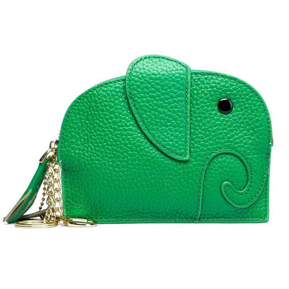 Wallets Genuine Leather Zipper Purses Small Cowhide Money Bag Coin Card Holders