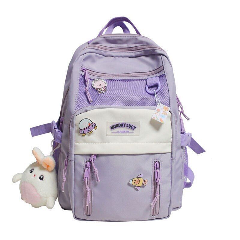 Women Backpack College Schoolbag Teenage Girls Travel Backpack Bookbag