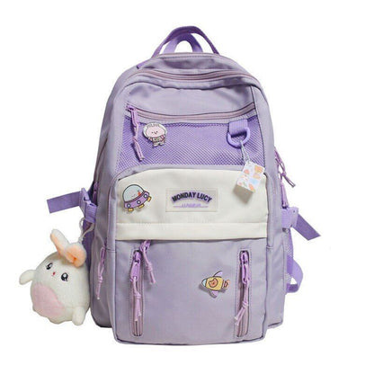 Women Backpack College Schoolbag Teenage Girls Travel Backpack Bookbag
