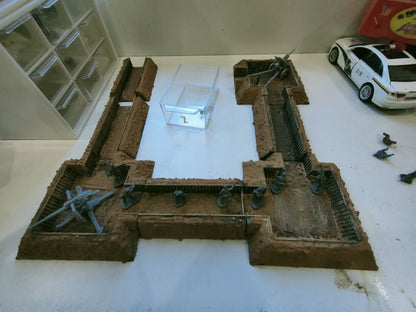 1/72 Trench Position Model for Tank War Scenarios Assemblable