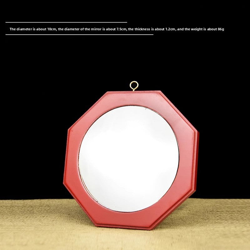 Solid Wood Eight Diagrams Looking Glass Convex Mirror Household Mirror Pendant