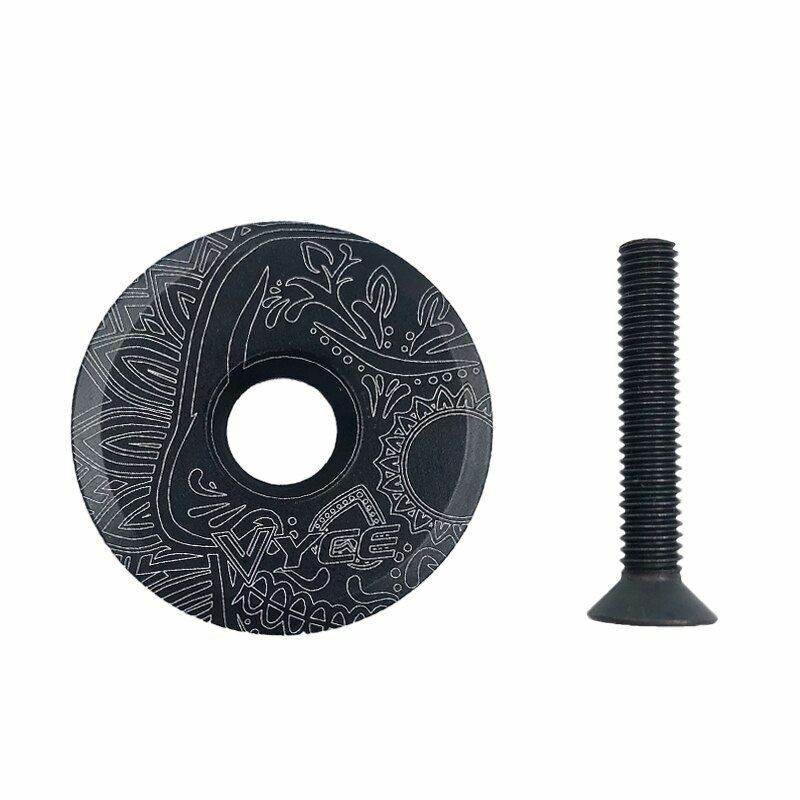MTB Road Bike Bowl Cover Bicycle Stem Top Cap 28.6mm Fork Tube Headset Cycling