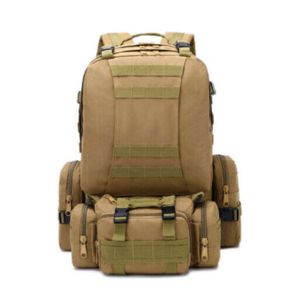 Tactical Backpack Mens Sport Bag Outdoor Hiking Climbing Army Rucksack