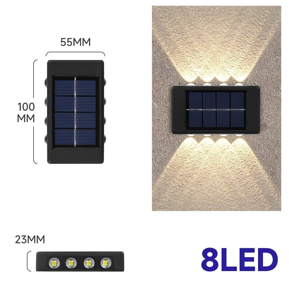 Solar Wall Lights Outdoor – Modern LED Porch & Garden Lamp