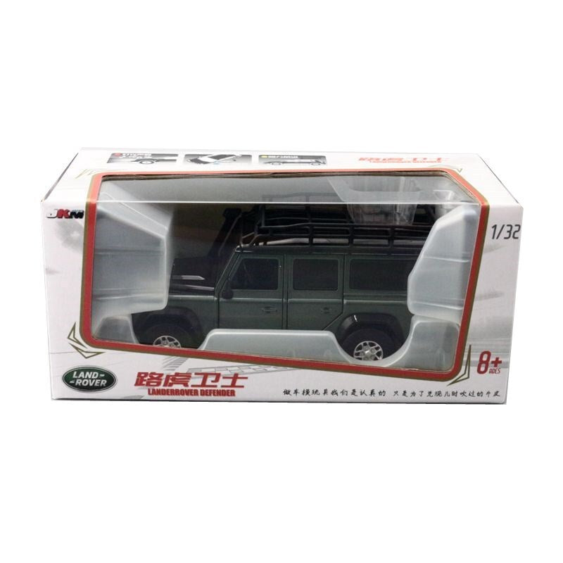1:32 Diecast 2010 Land Rover Defender Metal Car Model Toy Door Open Sound Light