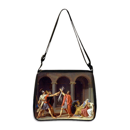 Famous Paintings Handbag Women Shoulder Bags Shopping Bag Canvas Pouch Zipper