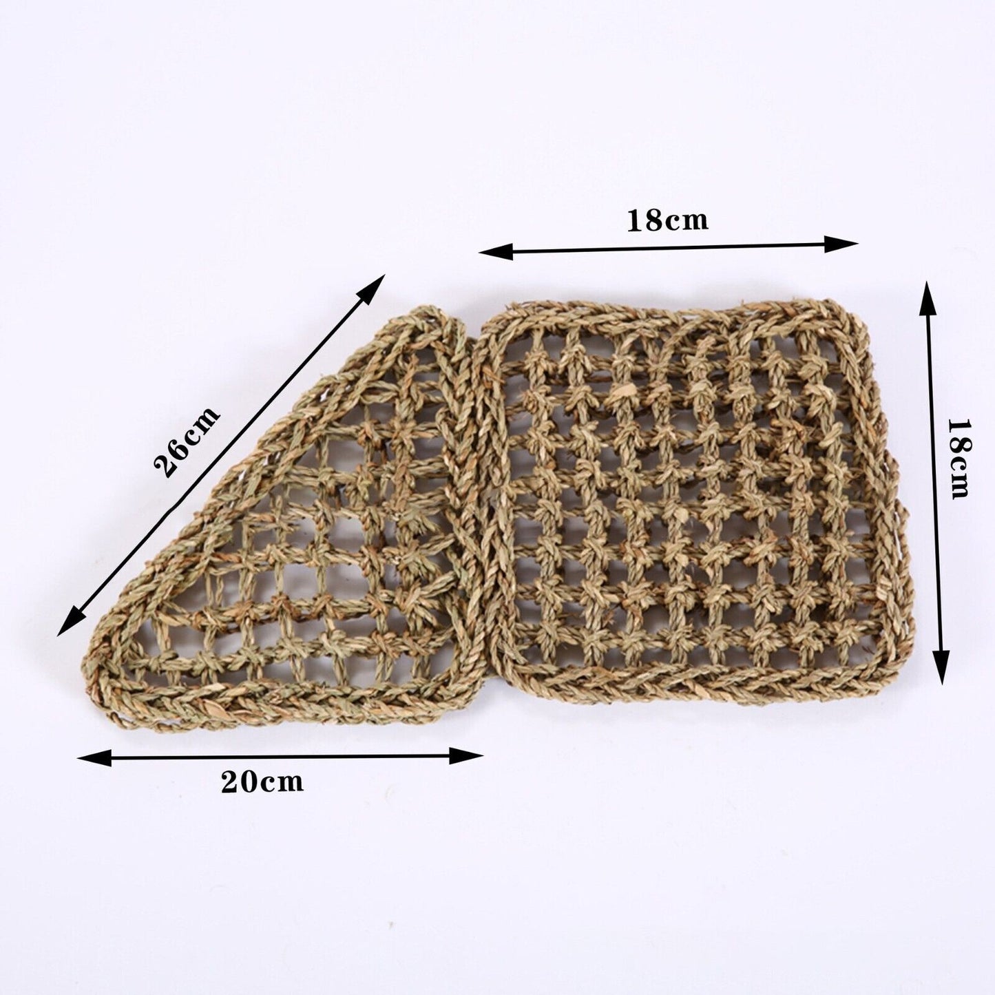 Reptile Hammock Seaweed Mat Small Hermit Bed Crabs Lounger Terrarium Decoration