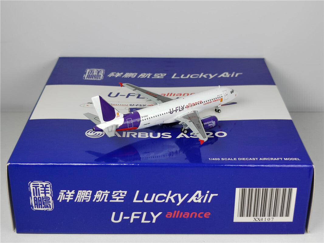 1:400 JC Wings LUCKY AIR AIRBUS A320 Passenger Airplane Diecast Aircraft Model