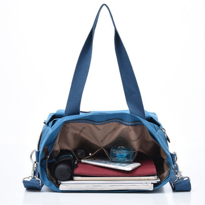 Fall Large Capacity Travel Shoulder Bag Canvas Casual Tote Purse Handbag Nylon
