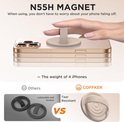 Magnetic Phone Grip Ring Holder, Liquid Silicone Magnet Cell Phone Grip Finger L