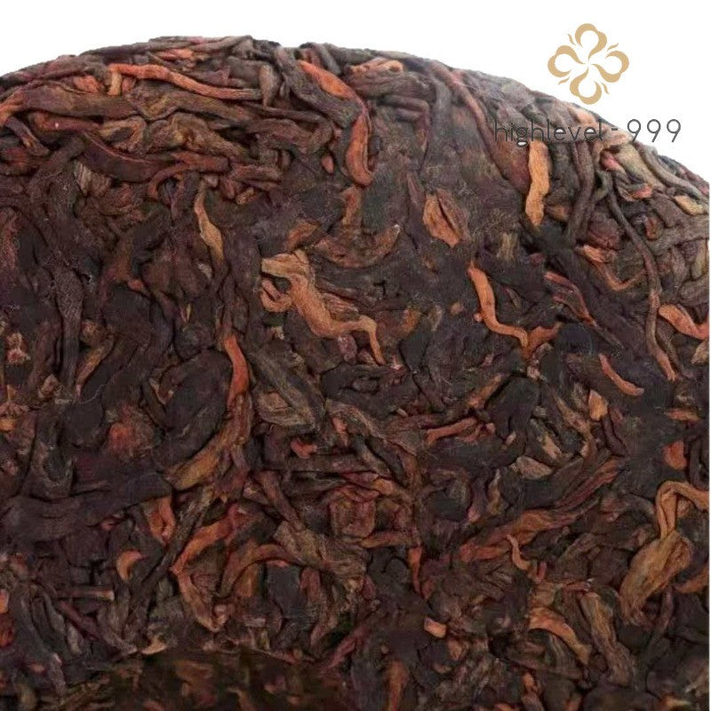 357g Pu'er Tea Ripe Puerh Cake Aged BingdaoYunnan Menghai Tea