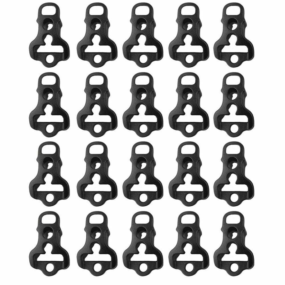 10/20/30 Pcs Camping Tent Awning Guy Lines Runner Cord Rope Tensioner Equipment