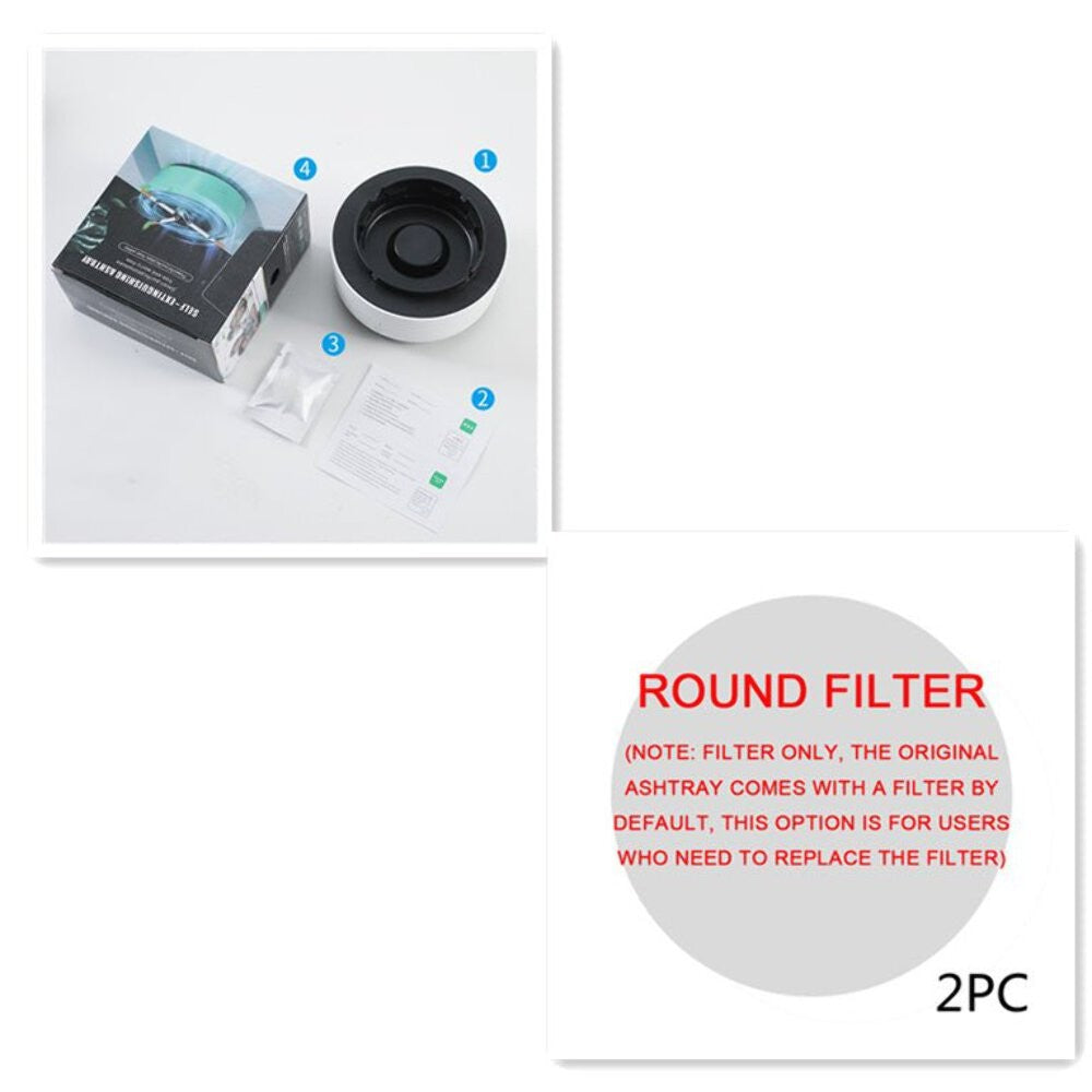 Portable Car Ashtray with Air Purifier – Smokers’ Gadget