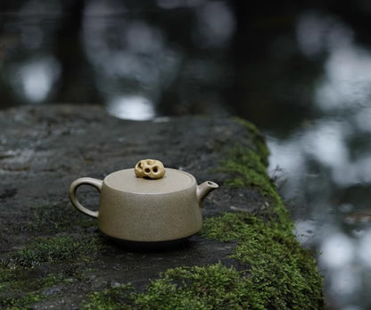 130cc Chinese Yixing Handmade Zisha Teapot Duan Ni Yingshi Hu Gongfu Tea Pot