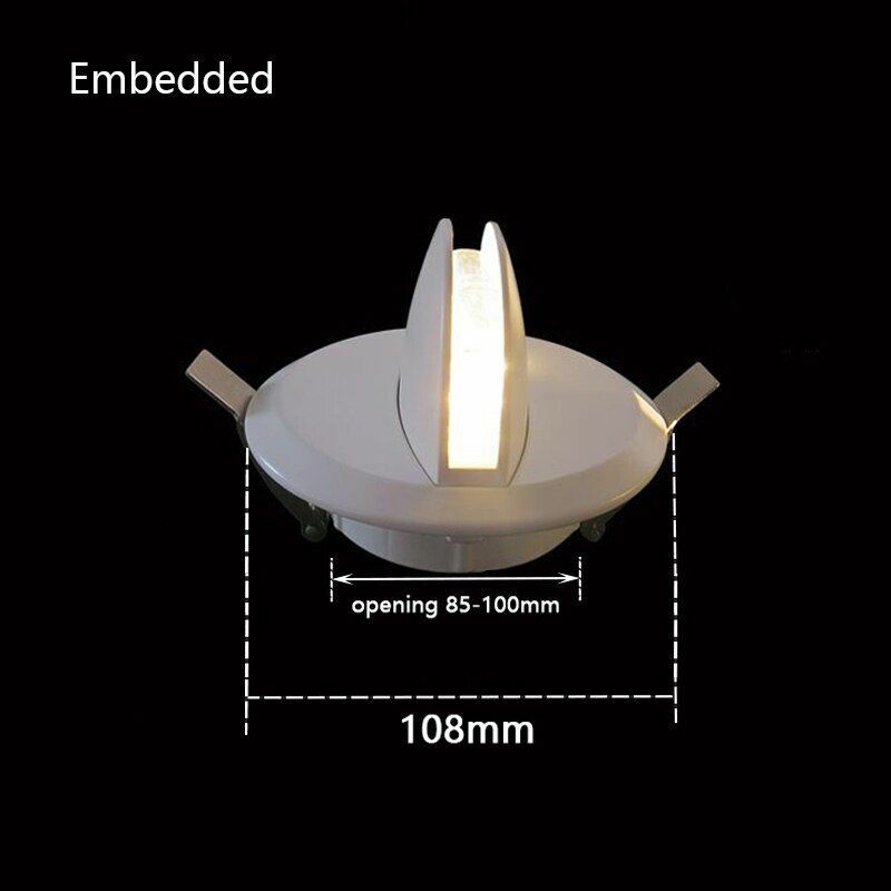 LED Wall Lamp Surface Mounted Outdoor Waterproof IP67 Sconce Liner Aisle Bedroom