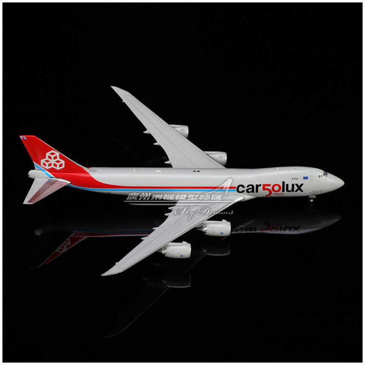 1:400 JC Wings Cargolux Boeing 747-8F 50 Years Livery Diecast Aircraft Model