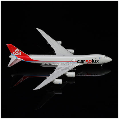 1:400 JC Wings Cargolux Boeing 747-8F 50 Years Livery Diecast Aircraft Model