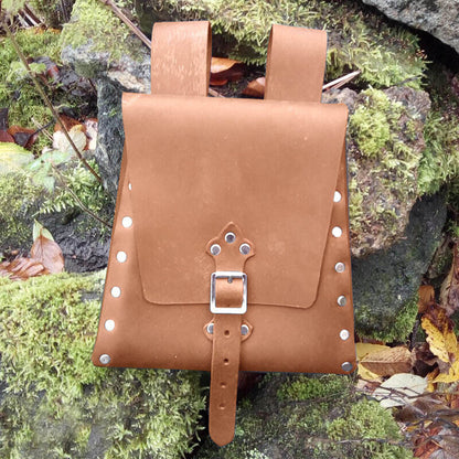 Medieval Retro PU Leather Pouch Renaissance Bag Waist Belt Purse Cosplay