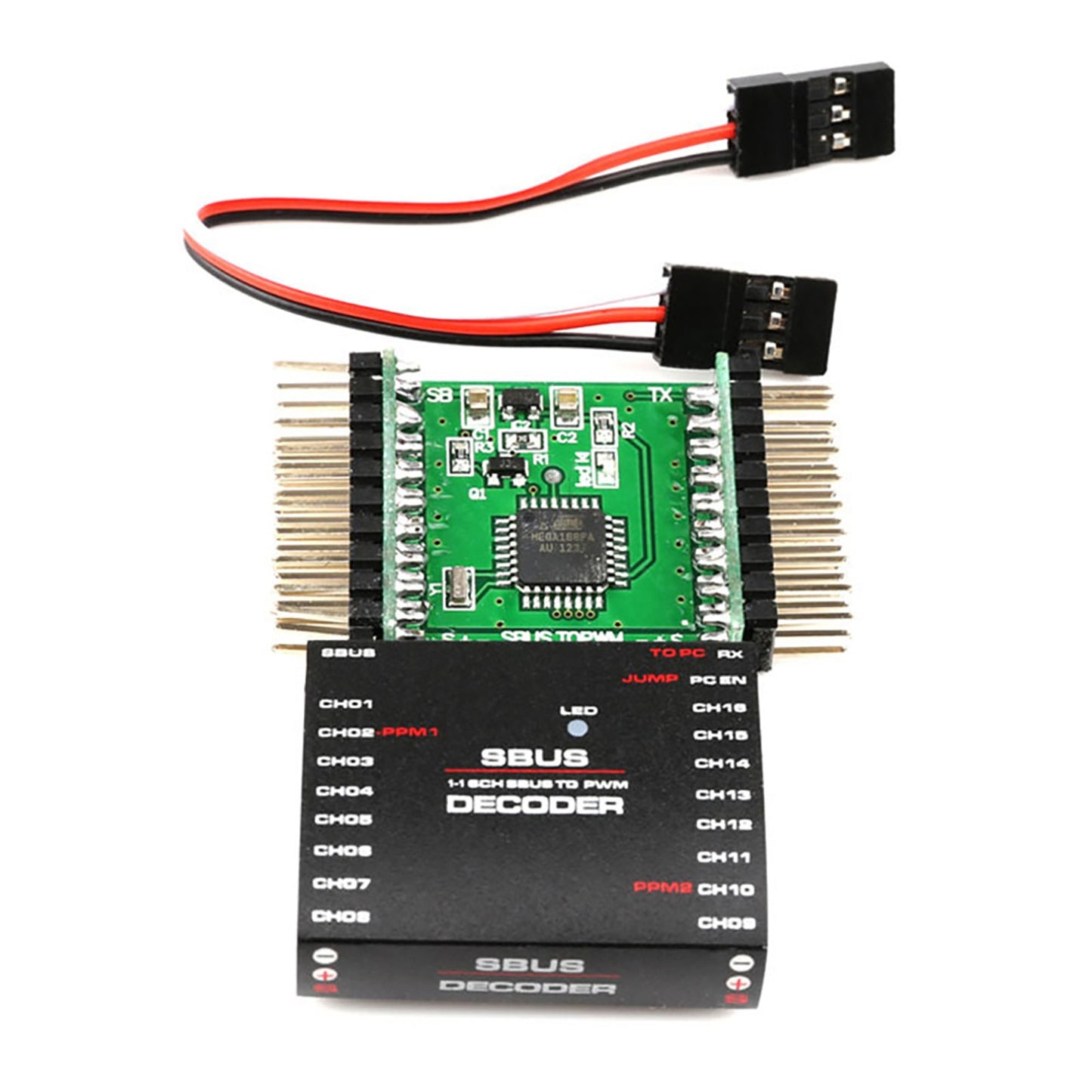 1PC PWM Converters 16CH Sbus To PWM/PPM/DECODER Compatible For Frsky Transmitter