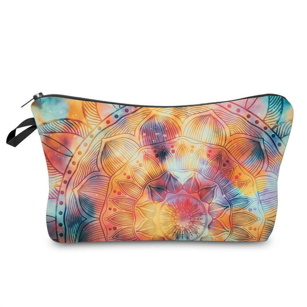 Colorful Pattern Women Travel Storage Bag Cosmetic Bag Waterproof Make Up Bags