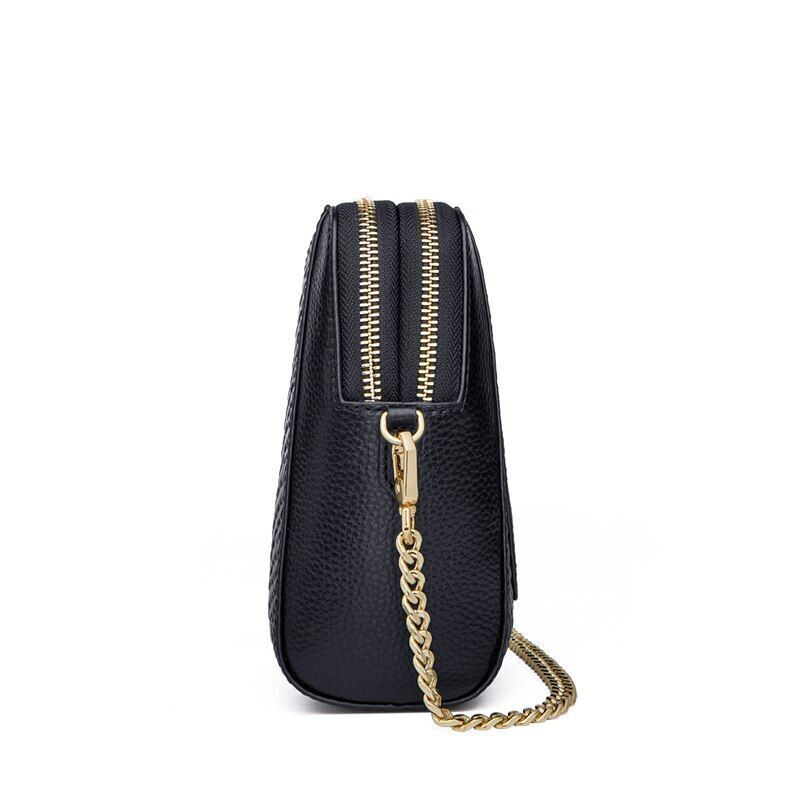 Mini Bag Genuine Leather Serpentine Pattern Bag Crossbody Purse 11*7*17CM 1Strap
