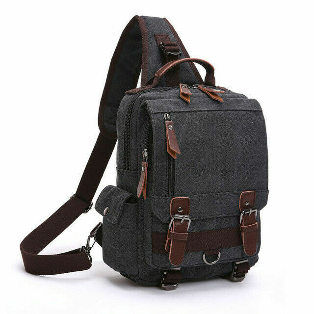 Canvas Backpack Men Travel Back Pack Shoulder Bag Women Laptop School Bags