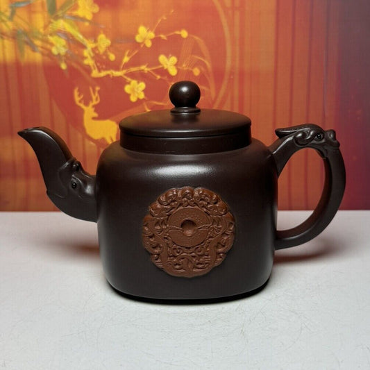 Vintage Chinese Yixing Purple Clay Teapot Zisha Ceremony Fashion Gift Teaware