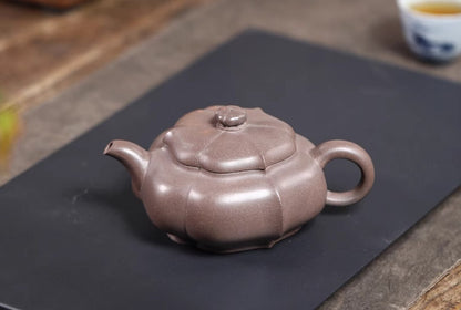 350cc chinese Yixing Handmade Zisha teapot Purple clay BianShi Hu Gongfu Tea Pot