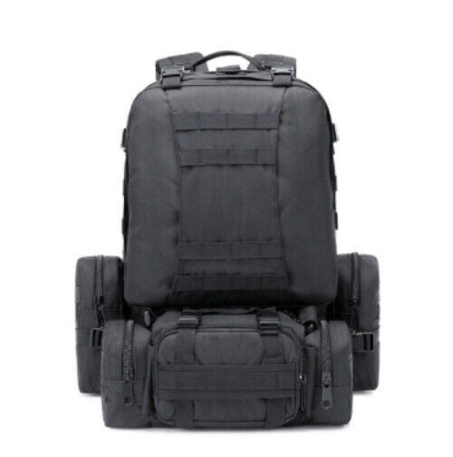 Tactical Backpack Mens Sport Bag Outdoor Hiking Climbing Army Rucksack