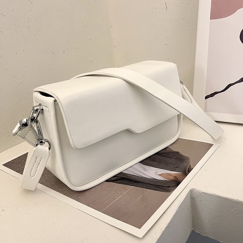 20*11*6.5CM Messenger Bag Minimalist Retro Shoulder Bag Texture Small Square Bag