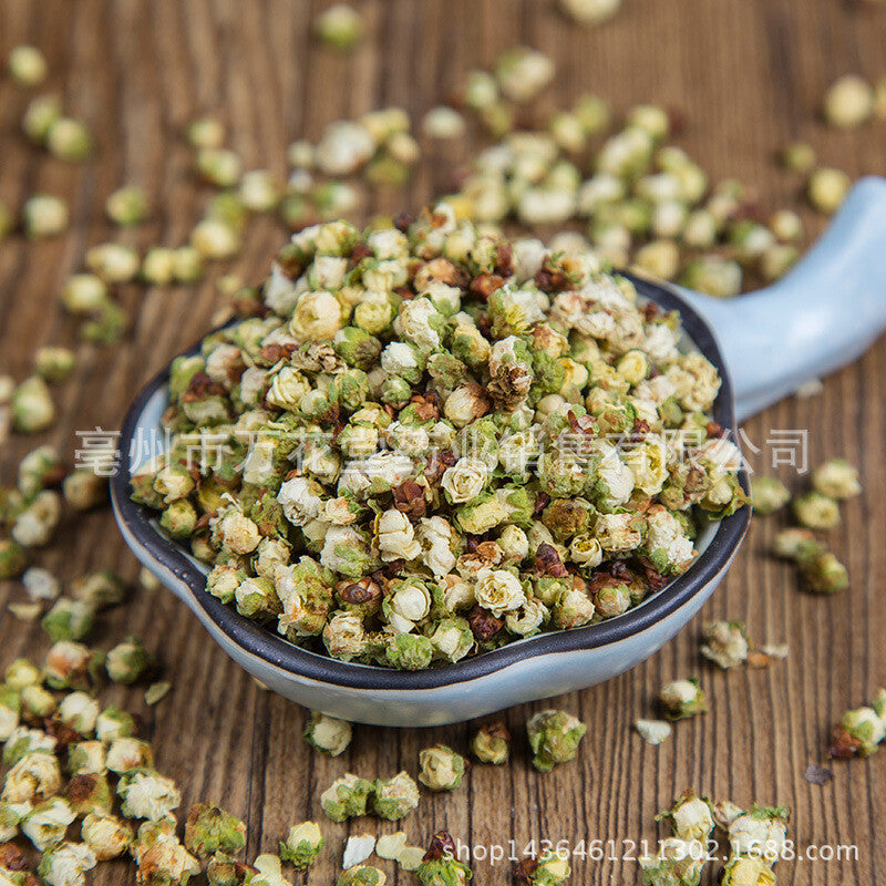 Green Plum Blossom Flower Tea - Japanese Apricot Flower Bud Herbal Tea, Bulk