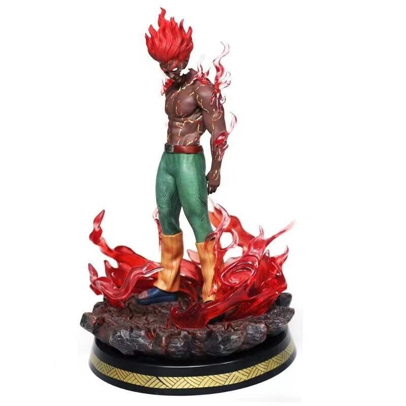 Anime Naruto Shippuden GK Might Guy Eight Gates PVC Action Figure Model Statue