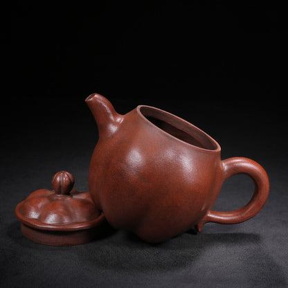 l-0Chinese Yixing Zisha Clay Handmade Exquisite Teapot （凌花 底款：邵友廷）