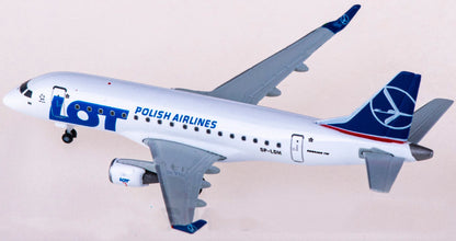 1:500 Herpa LOT Embraer ERJ-170 Passenger Airplane Diecast Plane Aircraft Model