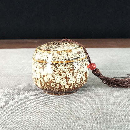 Storage Tank Teapots Canned Chinese Porcelain Ceramic Tea Candy Coffee Canister