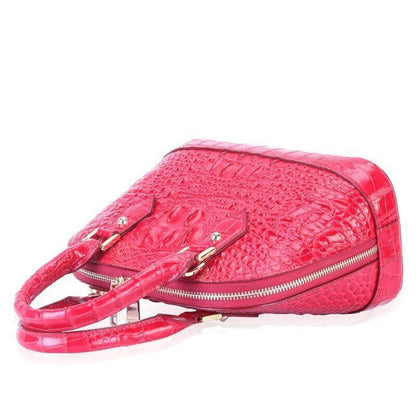 Handbag Leather Shoulder Bags Cowhide Tote Crocodile Pattern Genuine Leather Bag