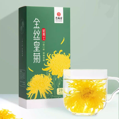 20 Packs High-quality Golden Chrysanthemum Tea Brew Tea Premium Flower Tea
