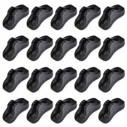 10/20Pcs Tent Awning Rope Buckles Fastener Adjuster Non-Slip Cord Camping Tools