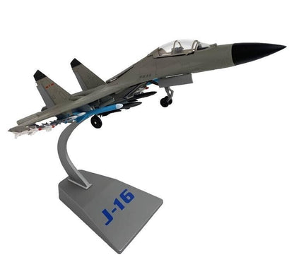 1:72 32CM J-16 Fighter Plane Airplane Diecast Military Aircraft Bomber Model