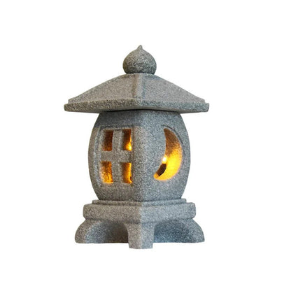 Landscape Fish Tank Micro Japanese Stone Lantern Sand Table Mini Decoration