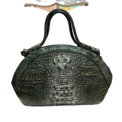 Luxury Shoulder Bag Pattern Handbag Genuine Leather Crossover Purse 31*11*22 CM