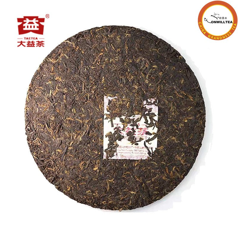2016 Yunnan Menghai Dayi 7592 TAETEA Chi Tse Beeng Ripe Puer Pu Erh Tea 357g -