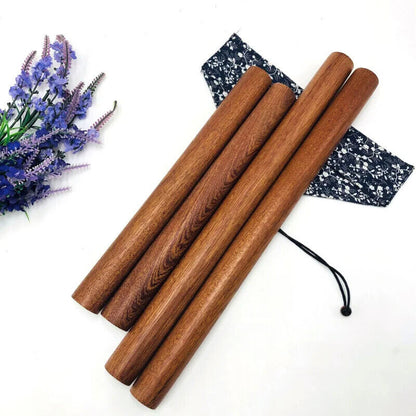 Rolling Pin Solid Wood Natural Unpainted Ebony Baking Tool Kitchen Dough Rollers