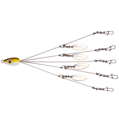 Umbrella Alabama Rig 4 Blades 5 Arms Alabama Rig Bass Fishing Lure Bait Tool Lot